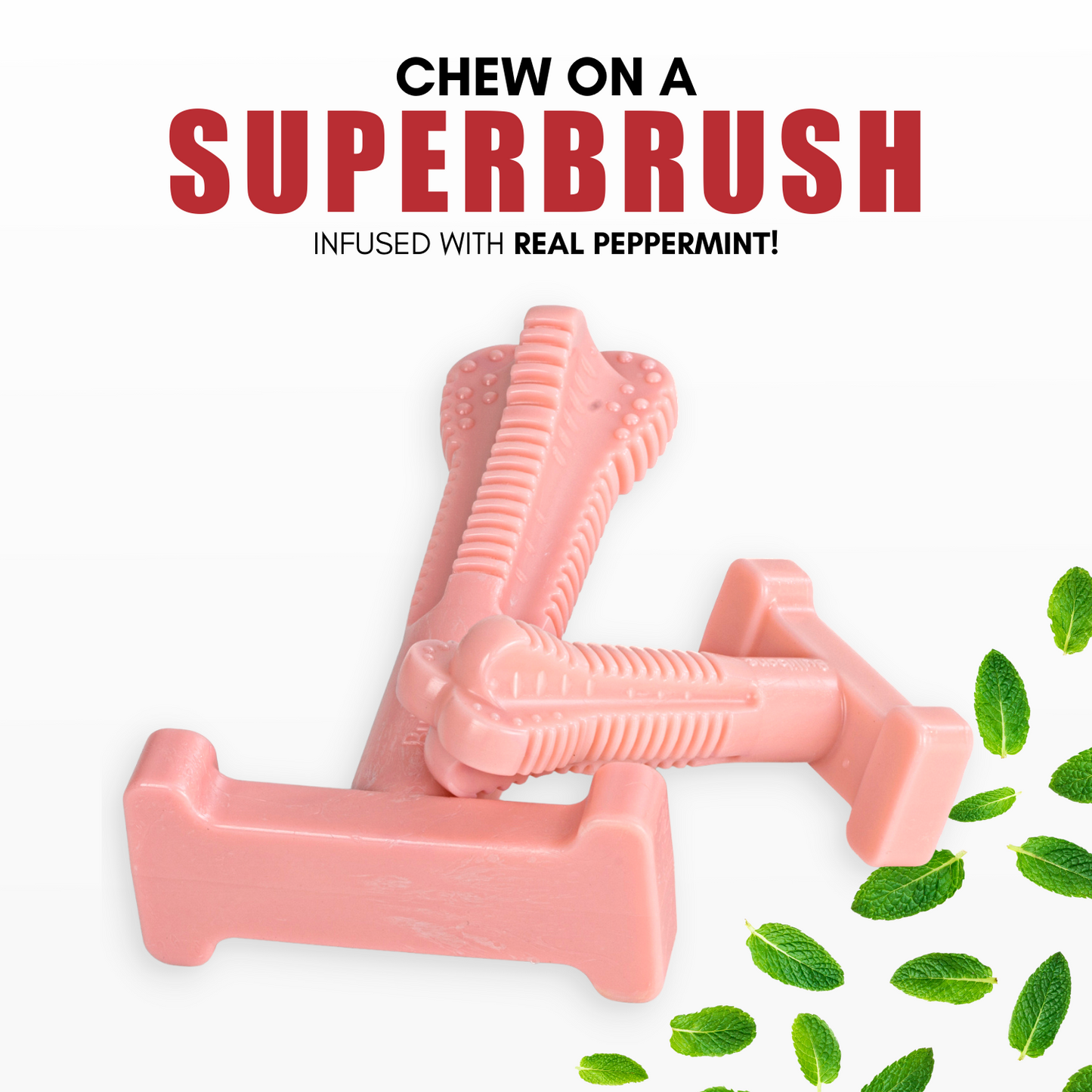 dog breath chew toys