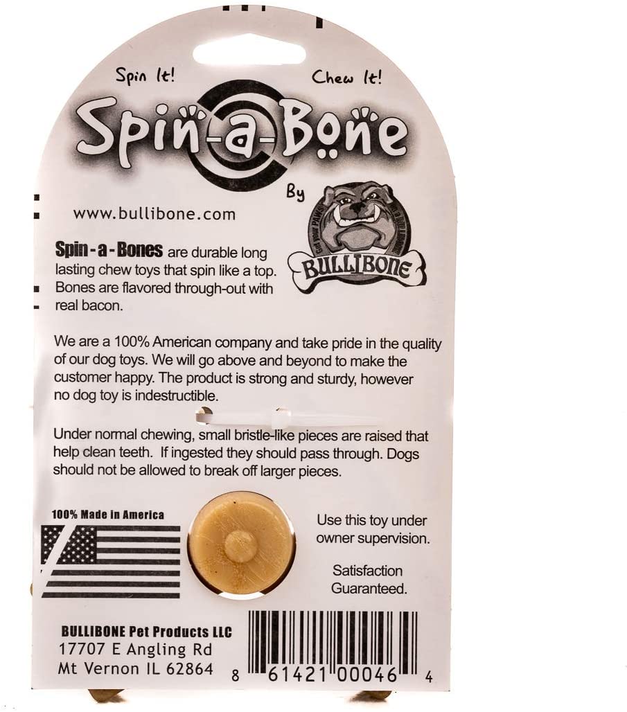 Spin-a-bone 3 pack - Peanut butter